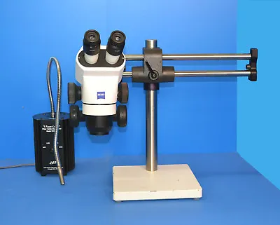 Buy Zeiss Stemi 2000 Stereo Microscope , Boom Stand & Fiber Light • 1,950$