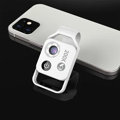 Buy APEXEL 200Xdigital Microscope Lens CPL LED Light Micro Pocket Lens For All Phone • 25.99$