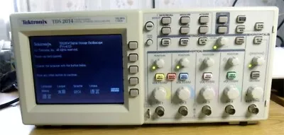 Buy Tektronix TDS2014  N3 Color Digital Oscilloscope 4 Channel, 100 MHz, 1GS/s FFT • 499$