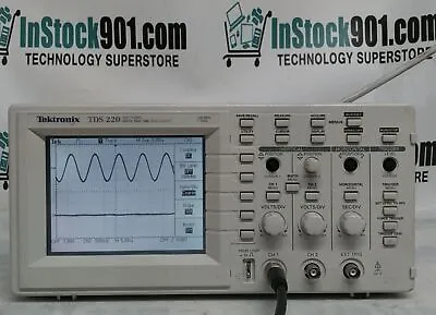 Buy Tektronix Tds 220 2ch Digital Real Time Oscilloscope • 165.75$