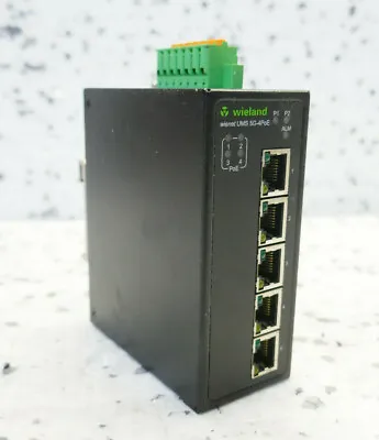 Buy Wieland Electric Wienet UMS 5G-4PoE (83.040.0131.0) Ethernet IP Switch • 96.30$
