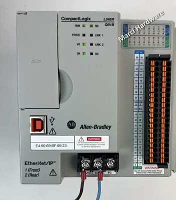Buy Allen-Bradley 1769-L24ER-QB1B CompactLogix 750KB DI/O Controller • 725$