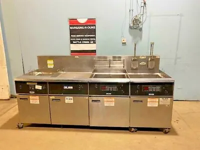 Buy  GILES  HD COMMERCIAL 3 BANKS ELECTRIC 480V, 3PH FRYERS W/AUTO LIFT &DUMSTER • 3,059.99$