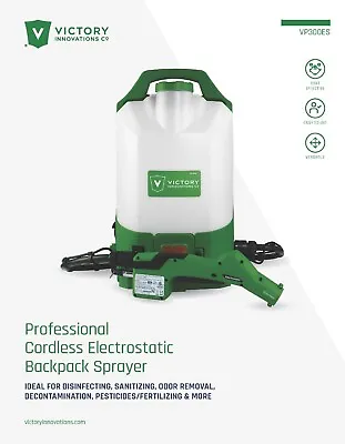 Buy Victory Electrostatic Backpack Sprayer VP300ES • 1,000$
