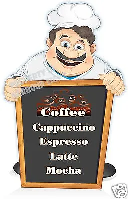 Buy Coffee Decal Cappuccino Espresso Latte Mocha Concession Food Truck 14  • 14.95$