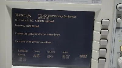 Buy Tektronix TDS 2024 200MHz 4Ch Oscilloscope • 799$