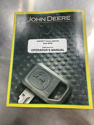 Buy John Deere Gator Utv Xuv 855d (sn 010001-030000) Operator Manual Omm158412 F0 • 25$