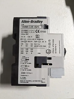 Buy Allen-Bradley 140M-C2E-B25-SER B Motor Protection Circuit Breaker • 24$