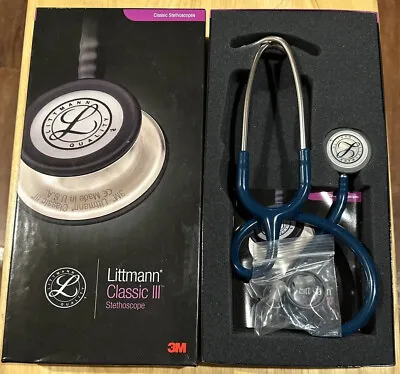 Buy Littmann Classic III Monitoring Stethoscope, Caribbean Blue Tube • 95$
