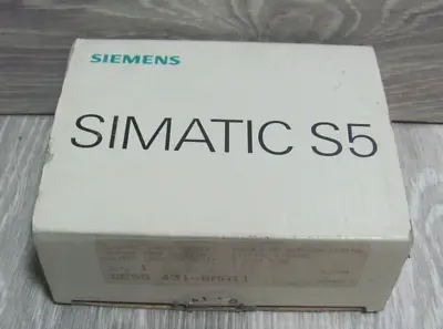Buy Simatic Siemens S5 6ES5431-8MA11 Digital Input Module 1 Pcs #D7809# • 30$