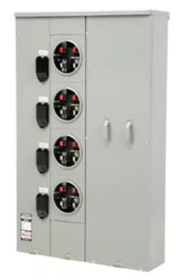 Buy ⚡ Siemens 4-Gang 600A 225 Amp RING-TYPE UNI-PAK WP6412 Meter Socket • 4,295$