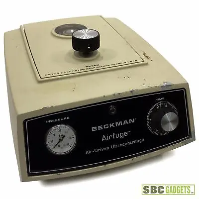 Buy Beckman Airfuge Air-Driven Ultracentrifuge Centrifuge (Model: 340400) • 79.99$