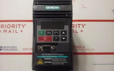 Buy Siemens Drive 0.33hp 230v Micromaster Vector 6se3-211-5ca40 • 275$