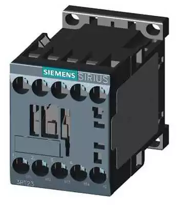 Buy Siemens 3Rt23161ab00 Iec Magnetic Contactor, 4 Poles, 24 V Ac, 9 A, Reversing: • 70.19$