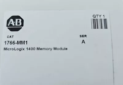 Buy 1766-MM1 Allen-Bradley MicroLogix 1400 Memory Module 1766MM1 • 120$