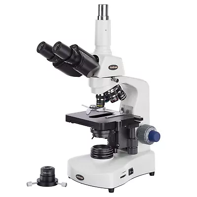 Buy AmScope 40X-1000X LED Siedentopf Trinocular Dark-Brightfield Compound Microscope • 465.99$