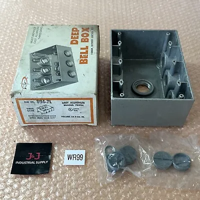 Buy NEW IN BOX- Square D Bell Electric 894-7L 3-Gang Junction Deep Bell Box Cast Alu • 60$