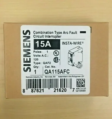 Buy SIEMENS QA115AFC - New In Box Fast Shipping • 52$