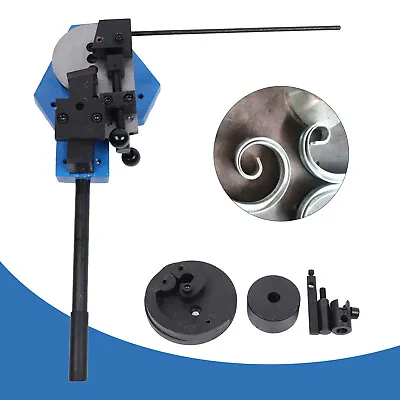 Buy Bender Flat Round Square Angle Bar Bending Machine Tool&Stopper With Scroll Tool • 212$