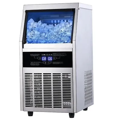 Buy Commercial Bar Catering Hotel Stainless Steel 150Lbs Ice Maker Machine Cube New • 335.99$