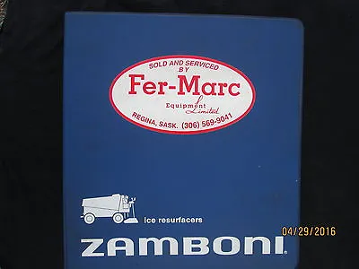 Buy ZAMBONI 440 Ice Resurfacers Parts Service Repair Manual Factory Original  • 145.79$