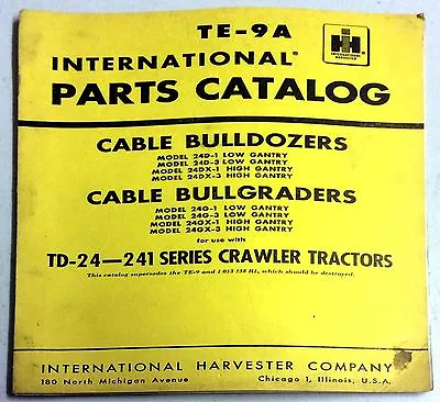 Buy International Parts Catalog Cable Bulldozers & Bullgraders Crawler Tractors  • 16.15$