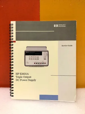 Buy HP E3631-90011 E3631A Triple Output DC Power Supply Service Guide • 49.99$