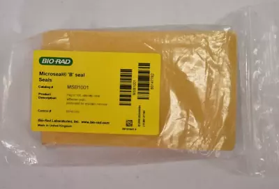 Buy Bio-Rad Microseal B Seals 100 Pack MSB1001 Adhesives B0147782 PCR Plate • 79.99$