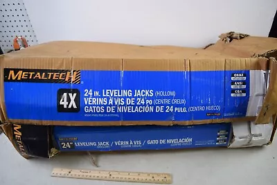 Buy Metaltech 24in Galvanized Steel Adjustable Leveling Jack 4-Pack- • 99.99$