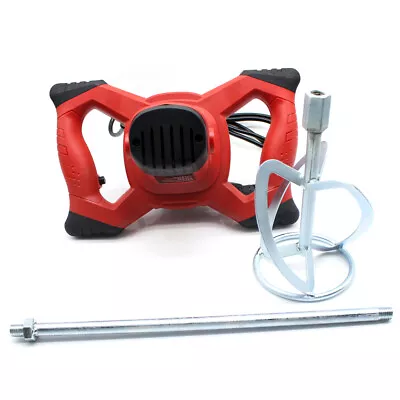 Buy 1800W Electric Mortar Mixer Plaster Cement Render Paint Adhesive Drill Rotary US • 50.35$