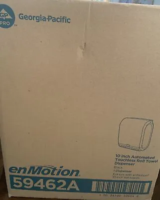 Buy Georgia Pacific Enmotion 10” Automated Touchless Roll Towel Dispenser 59462 Nib • 49.95$