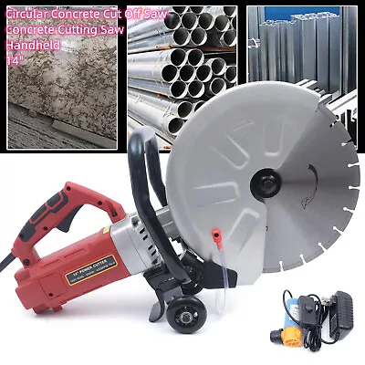 Buy 5500rpm Electric Concrete Cutting Saw Portable Rescue Grooving Machine Wet/Dry • 229$