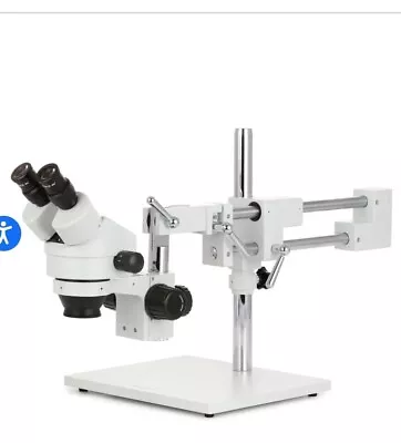 Buy AmScope SM-4B 3.5X-180X Zoom Magnification Circuit Microscope Plus LED Light • 250$