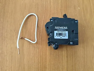 Buy Siemens QA115AFCN 15A 1-Pole Plug-On Neutral Circuit Breaker - Black • 37.99$