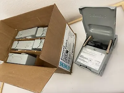 Buy 6x Pack Siemens 60A Enclosed Outdoor Disconnect 240V 1PH Non-Fuse FAST SHIP! • 99.99$