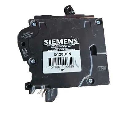 Buy Siemens Q120DFN Arc-Fault/Ground-Fault Dual Function Circuit Breaker • 39$
