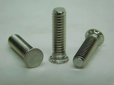 Buy Qty 200! #8-32 X 5/8  Press-Fit Clinch Stud Threaded Insert Stainless Steel NH • 19.99$