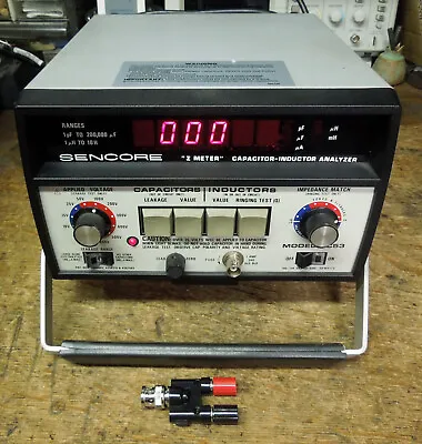 Buy Sencore LC53 Z Meter Capacitor Inductor Analyzer Leakage Tester Fully Checked. • 340$