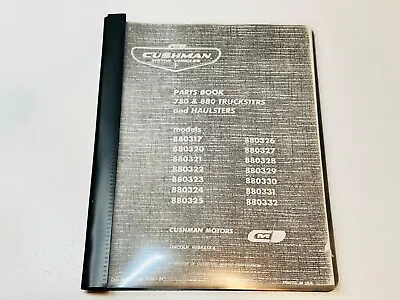 Buy Cushman 780 880 Truckster Haulster Parts Book Manual M-109 M-218 OMC Engine • 24.99$