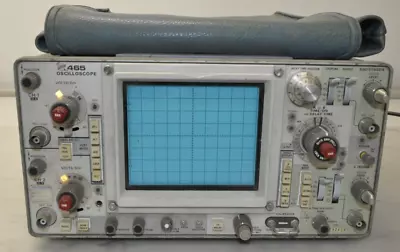 Buy Tektronix 465 Oscilloscope 2 Channel For Parts Repair Power On Not Fully Test It • 25$