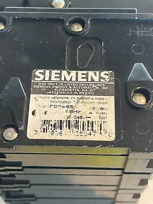 Buy Siemens EQ9685 200 Amp Main Breaker MBK200 • 350$