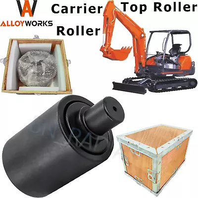 Buy Carrier Roller Top Roller Black For Kubota Model U35 U35S KX71-3 KX71-3S KX91-3S • 114.95$