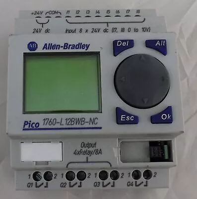 Buy Allen-Bradley Pico 1760-L12BWB-NC Series PLC Programmable Controller • 215$