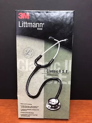 Buy Littmann 3M Stethoscope Classic II SE Black 28” With Box • 59.99$