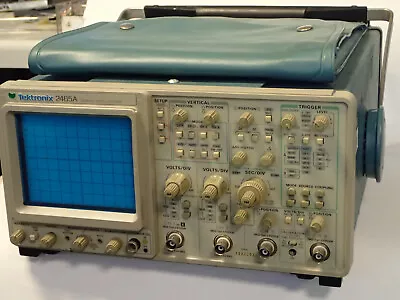 Buy TEKTRONIX 2465A OSCILLOSCOPE 350MHz, 4 CHANNEL,w POUCH, NOT WORKING  • 296.50$