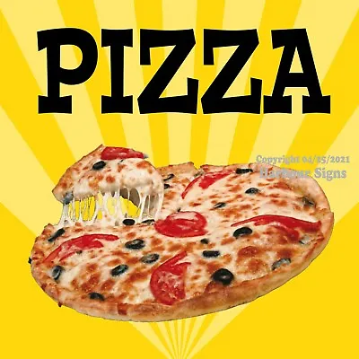 Buy Pizza DECAL (Choose Size) Y Italian Food Truck Concession Vinyl Sticker • 13.99$