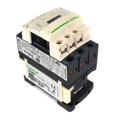 Buy Schneider Electric LC1D12G7 Contactor 120V Coil W/ LAD4RCG Surge Protector • 19.99$