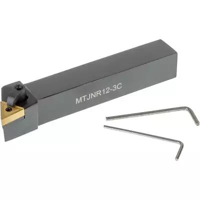 Buy Grizzly T10837 Turning Tool Holder MTJNR 3/4  X 4-1/2 , 3-Deg. Cutting Angle, RH • 77.95$