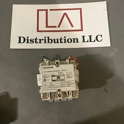 Buy Siemens AC LIGHTING CONTACTOR CLMCCK03 30amp (TESTED) • 166.81$