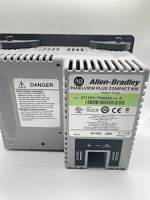 Buy Allen-Bradley 2711PC-T6M20D D PanelView Plus 600 HMI Touch Sceen 6  V 4.1.1 • 2,450$